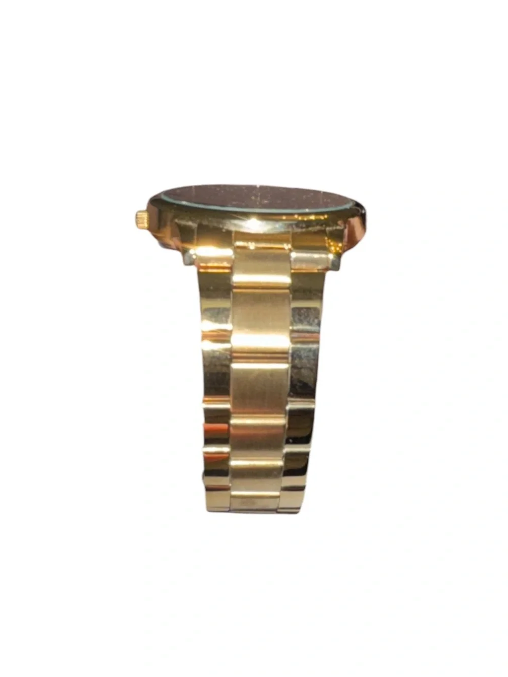 Blue Dial Gold-Tone Bracelet Watch